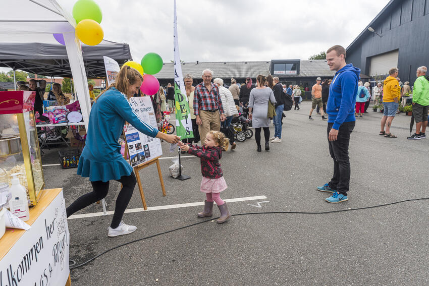 Der var trængsel og god stemning i Brædstrup