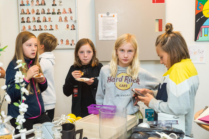 Klassekassen blev fyldt op
