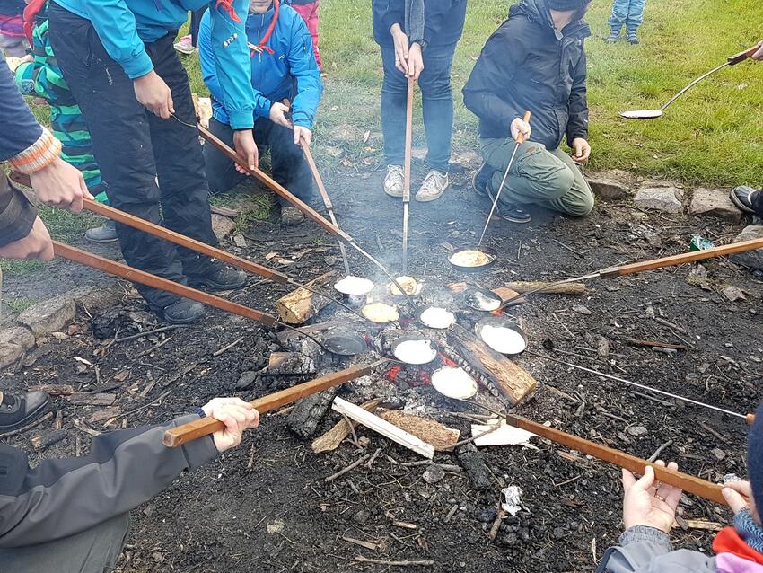 Bålhygge og drageværksted på Langelinie