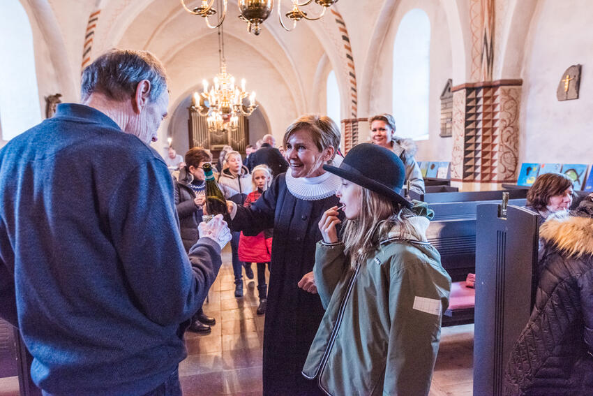 Indsættelse af Mette Bock i Østbirk kirke