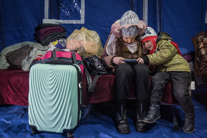 UNICEF åbner støttecentre til ukrainske familier på flugt