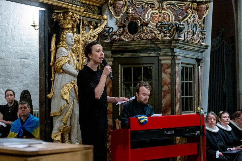 Støttekoncert for Ukraine i Klosterkirken