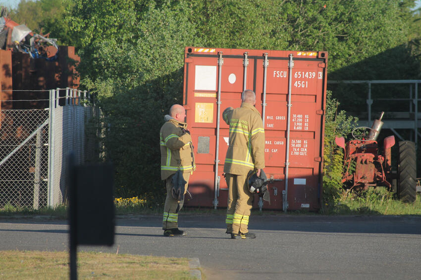 112: Brand i industribygning i Østbirk