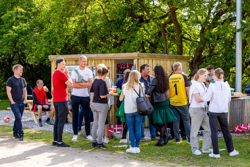 Indvielse af fodboldgolf på Fængslet