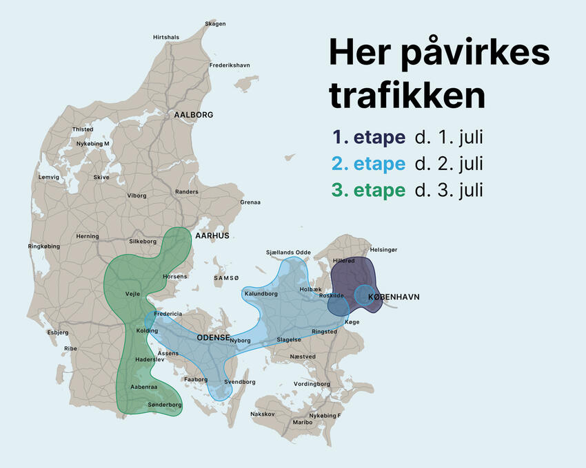 Tour de France i Jylland bliver en trafikal joker