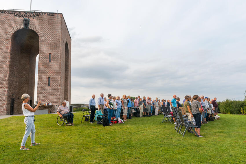 Der var fuldt hus på bavnehøjen