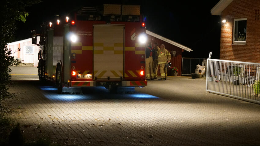Skorstensbrand hårdt tag i Tønning
