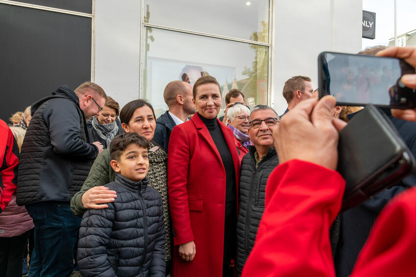 Mette Frederiksen besøgte Horsens