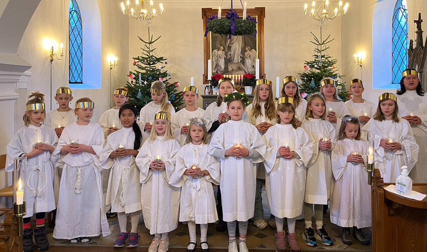 Santa Lucia i Yding kirke