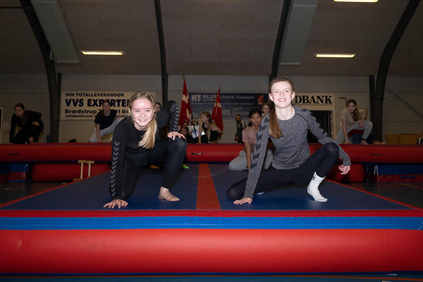 Tid til gymnastikopvisning i Brædstrup