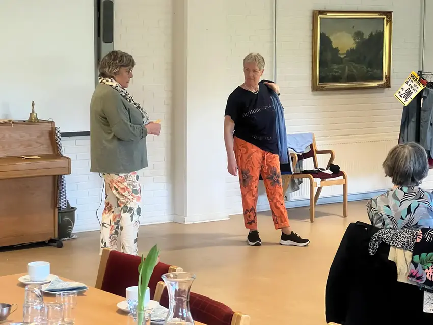 16 modeller på catwalken på Birkebo