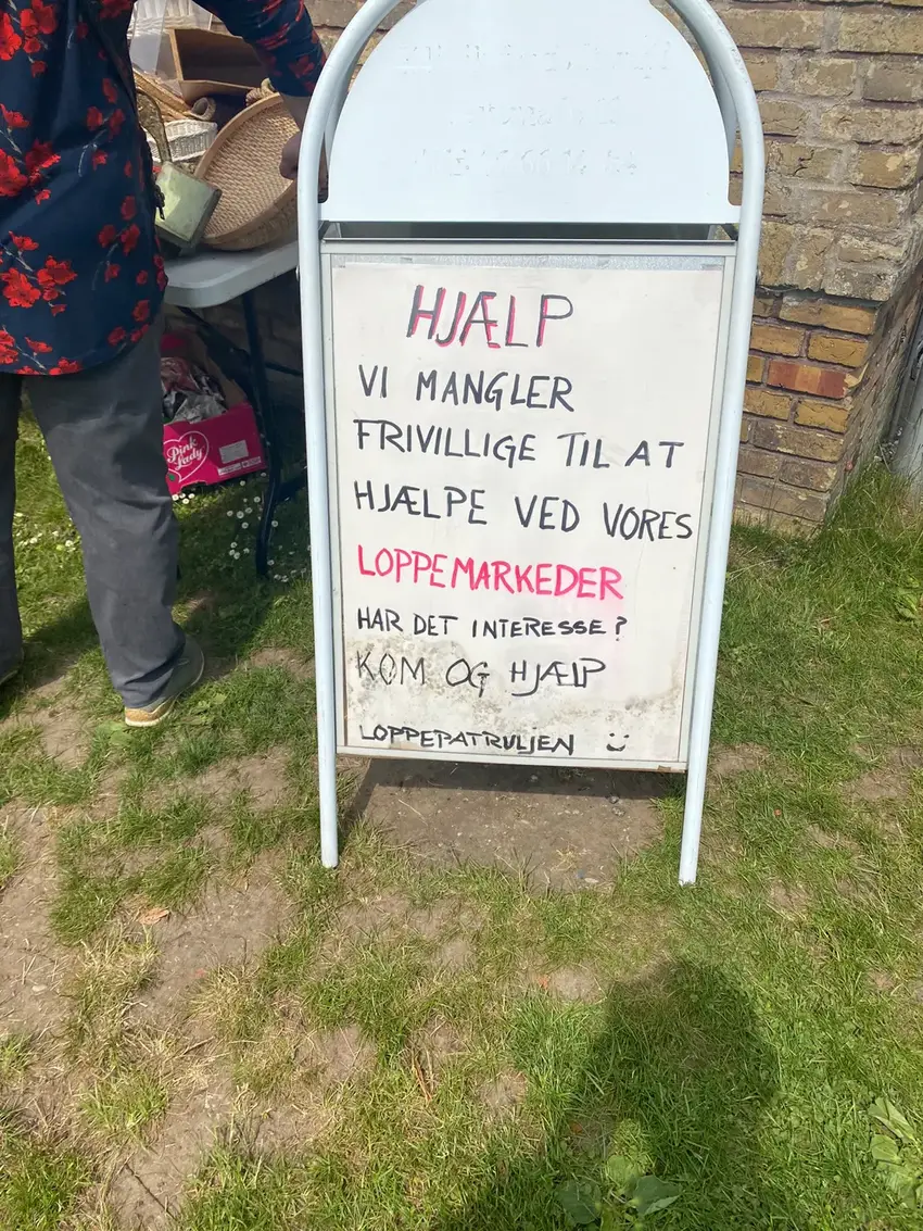 Søndag og loppemarked: En succes for Hovedgård Spejderne