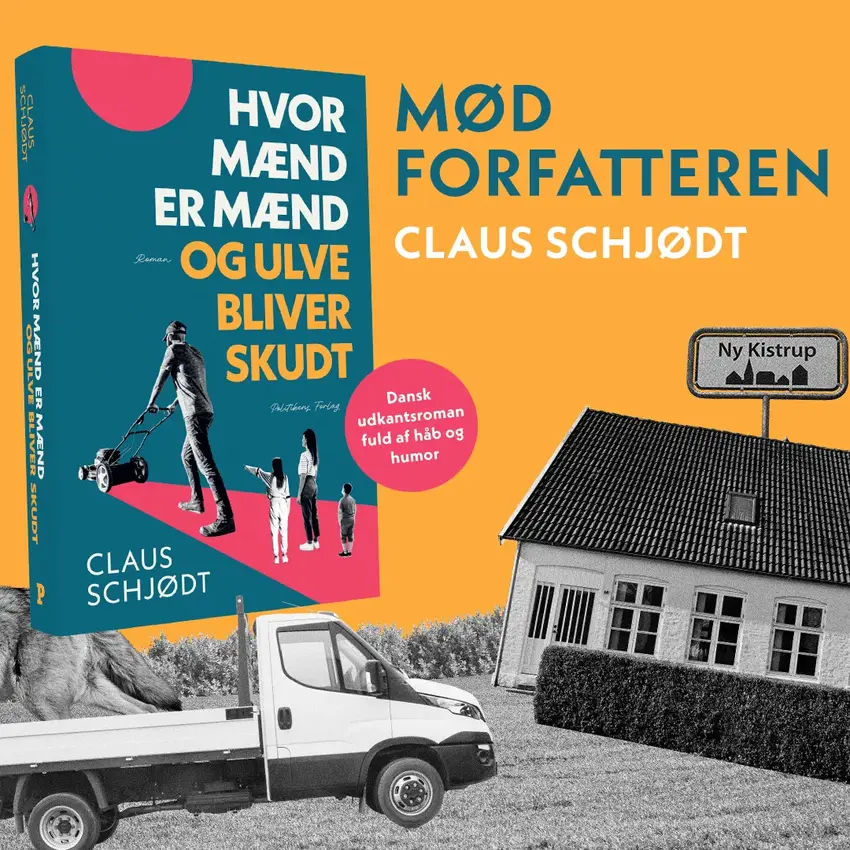 Forfatterforedrag i Gedved: Hvor mænd er mænd – og ulve bliver skudt