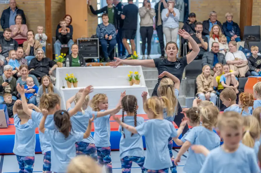 Gymnasterne strålede ved årets opvisning