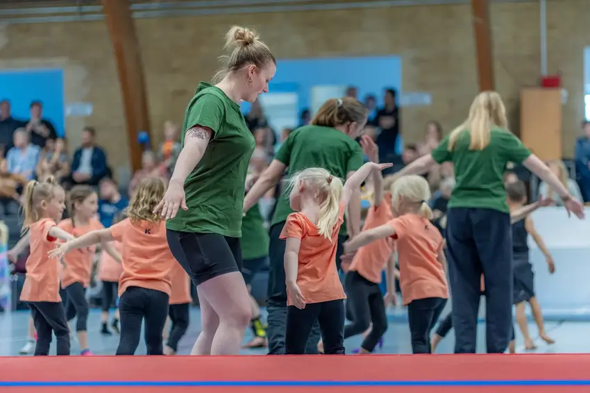 Gymnasterne strålede ved årets opvisning