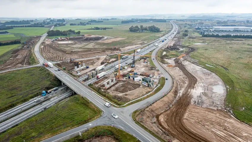Broarbejde giver trafikgener ved Horsens N