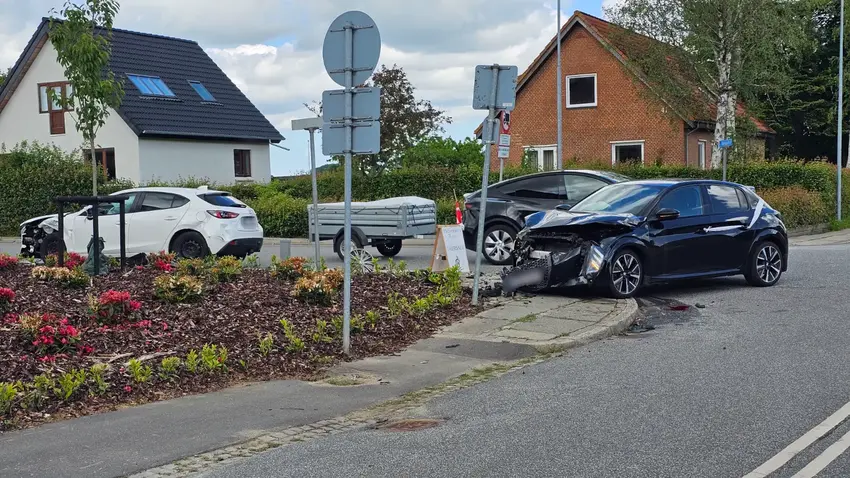 Færdselsuheld i Brædstrup