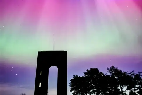 Nordlys over Danmark: Et særligt syn fra de højeste punkter