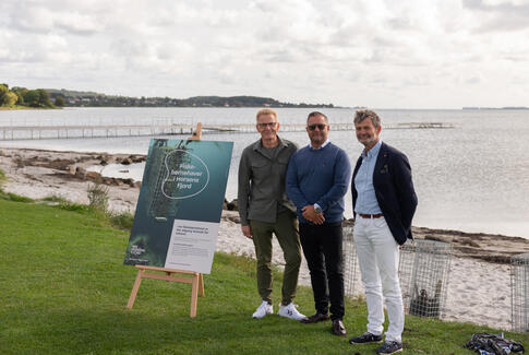 Familien Hede Nielsens Fond donerer 300.000 kr. til Horsens Fjord over de næste tre år