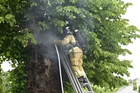 Brand ved Østbirk Kirke