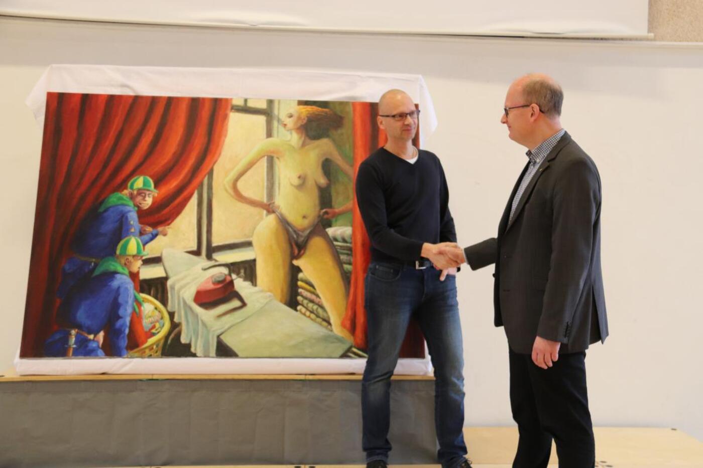 Afsloering af kvium maleri 220119 42