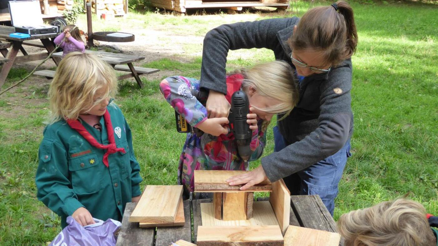 Der bygges insekthotel