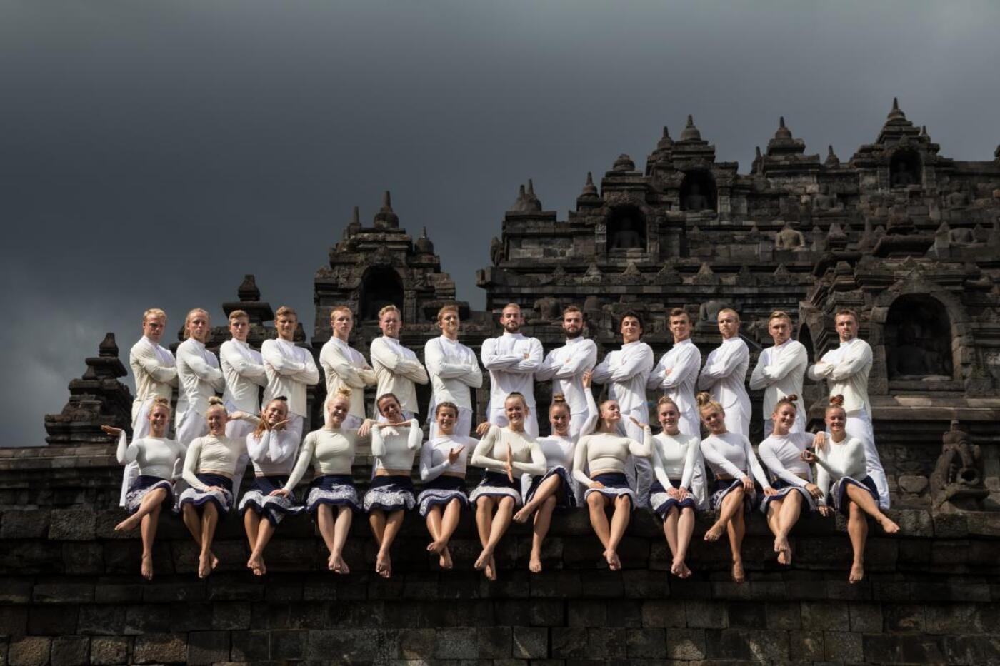 Dgiverdensholdet borobodur indonesien