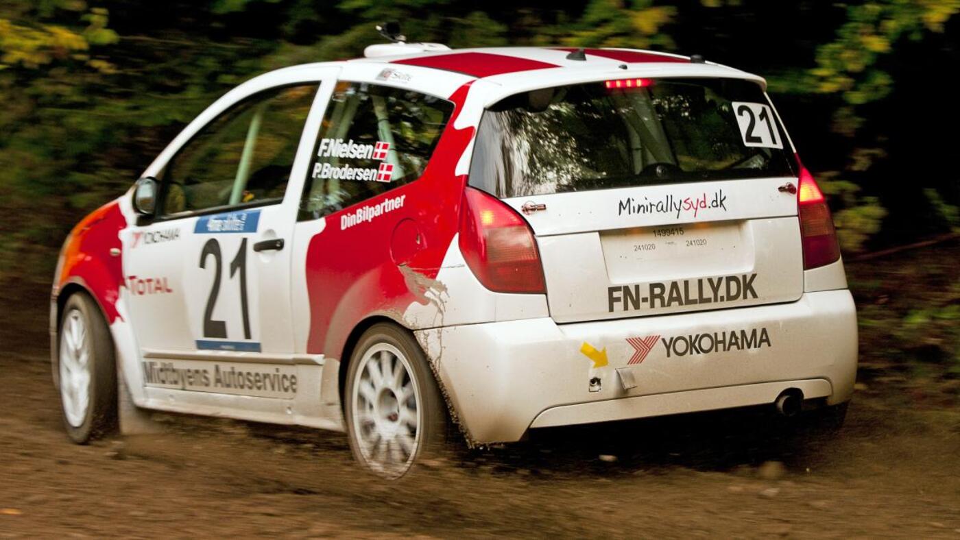 FN-Rally vinder en klassesejr i Djurs Rally 2020