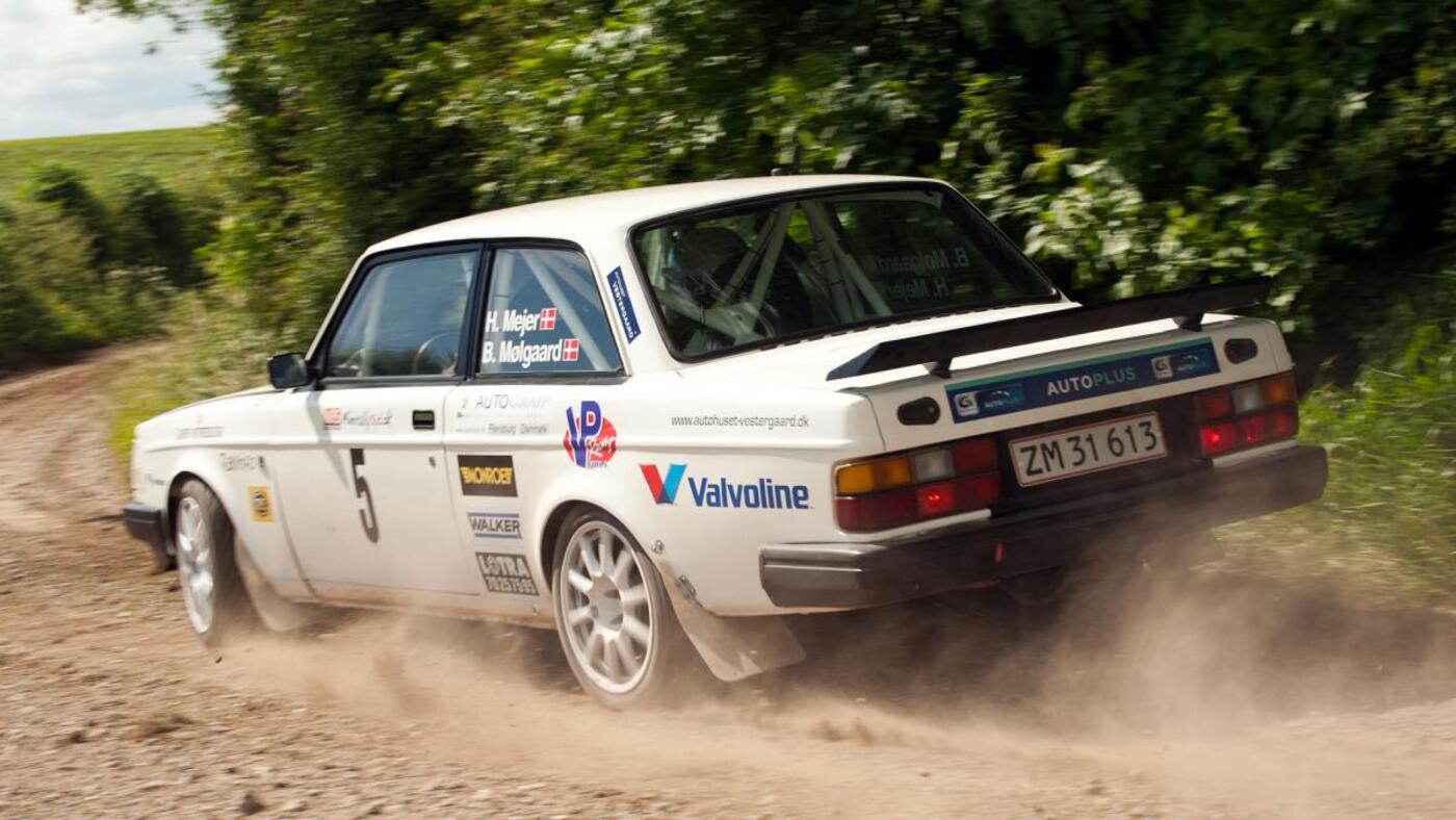 Heino mejer og bo moelgaard imens der endnu var fremdrift i bilen