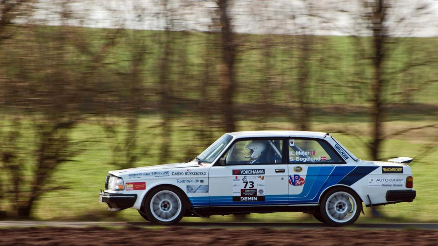 Kurt mejer og steen boegelund havde en god test i rallytesten ved kongensbro den 13. april og er nu klar til dm 1