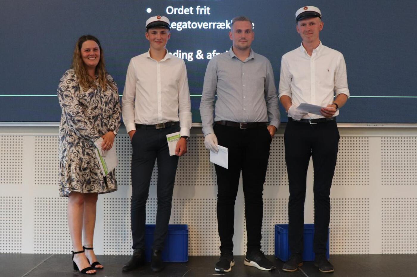 Legatmodtagere faellesbillede sara la cour julius lervad mathias michaelsen jesper h. korneliussen