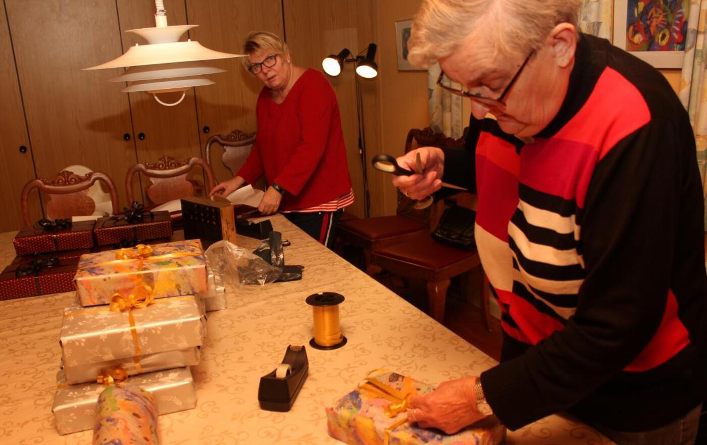 Pakning af mandelgaven