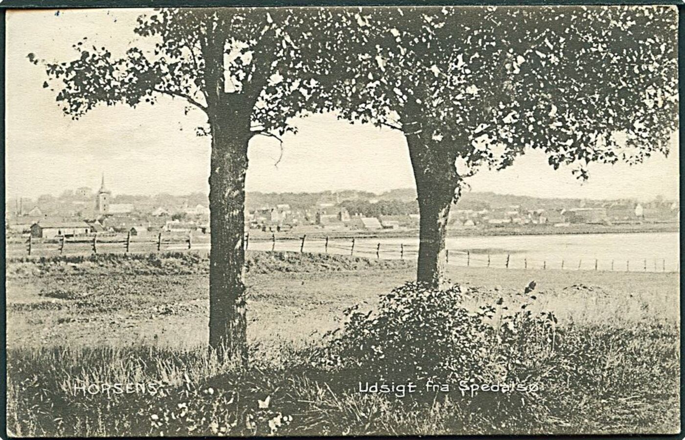 Postkort udsigt fra spedalsoe horsens stenders no 16672 k