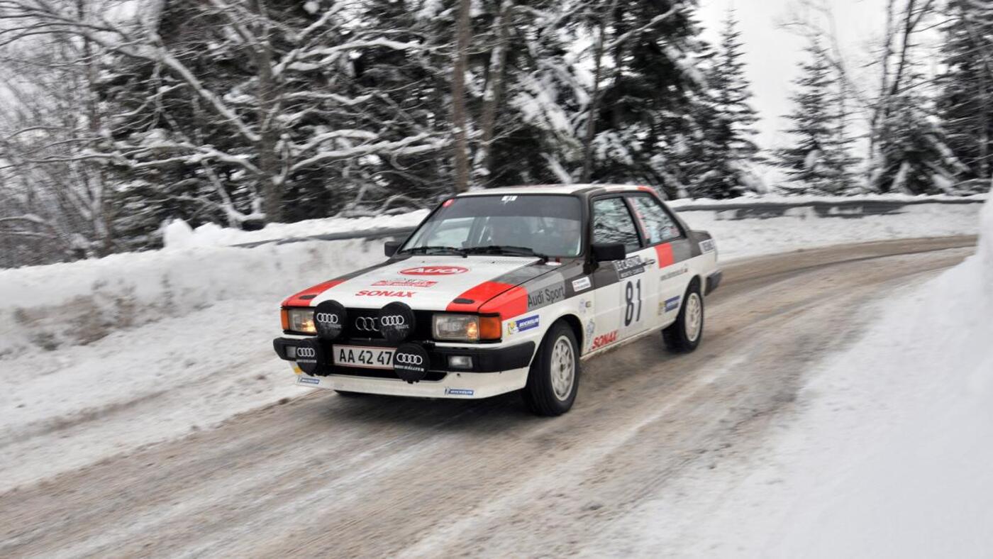 Start nr. 80 toni hansen og per brodersen i sneen i rmch 2018