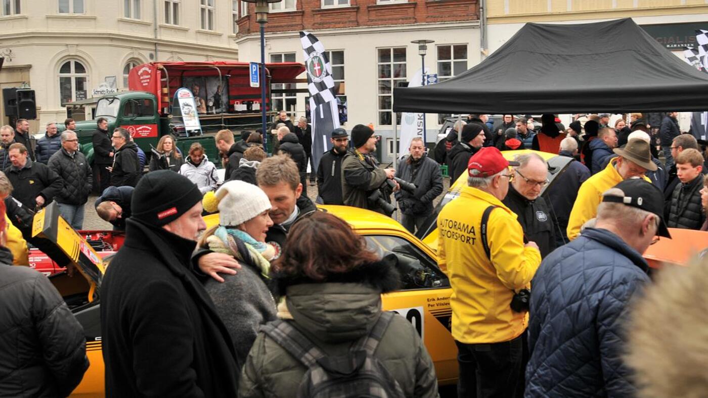 Syv rally teams til pre-start i Assens