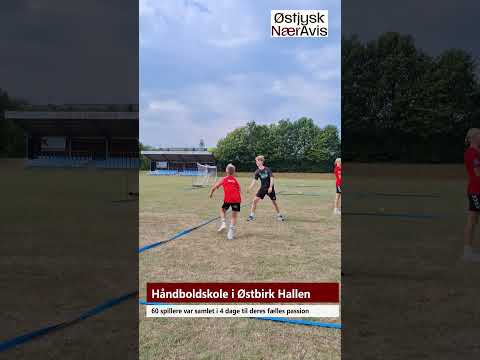 Preview image for the video "Håndboldskole i Østbirk Hallen".