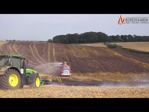 Preview image for the video "14/08-22 Markbrand på Julianelystvej ved Østbirk".