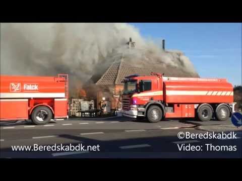 Preview image for the video "Brand på Silkeborgvej".