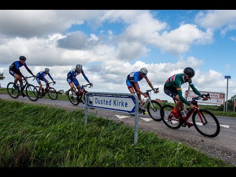 Preview image for the video "AGU-Løbet 2018: Cykelløb omkring Østbirk".