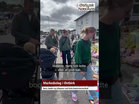 Preview image for the video "Markedsdag i Østbirk".