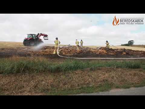 Preview image for the video "27/08-22 Naturbrand på Nadalvej ved Østbirk".