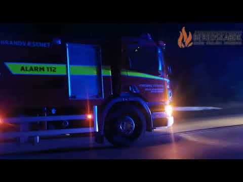 Preview image for the video "02/09-22 Voldsom brand lade nedbrændt på Silkeborgvej i Brædstrup".