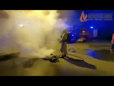 Preview image for the video "22/10-21 Bygn.brand-Mindre brand på Industrivej Østbirk".