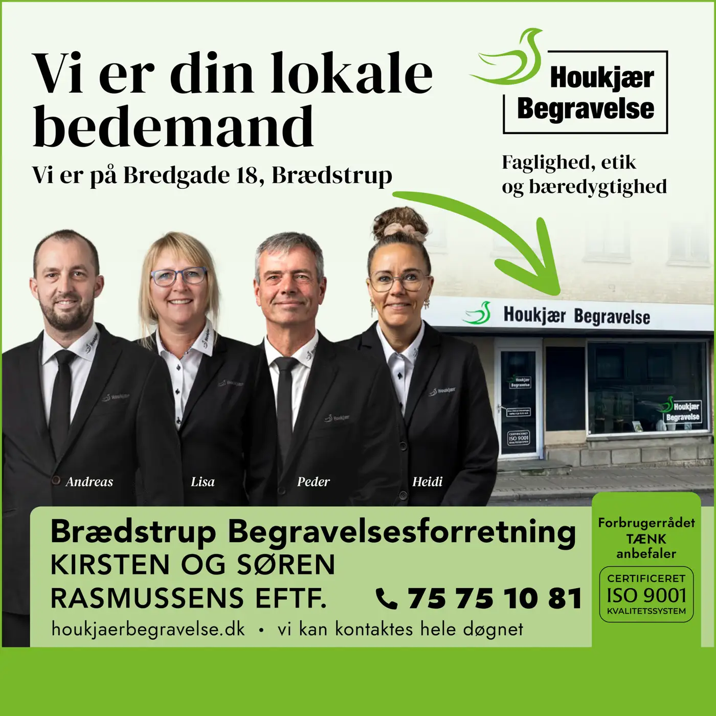 Houkjær begravelse  - din lokale bedemand