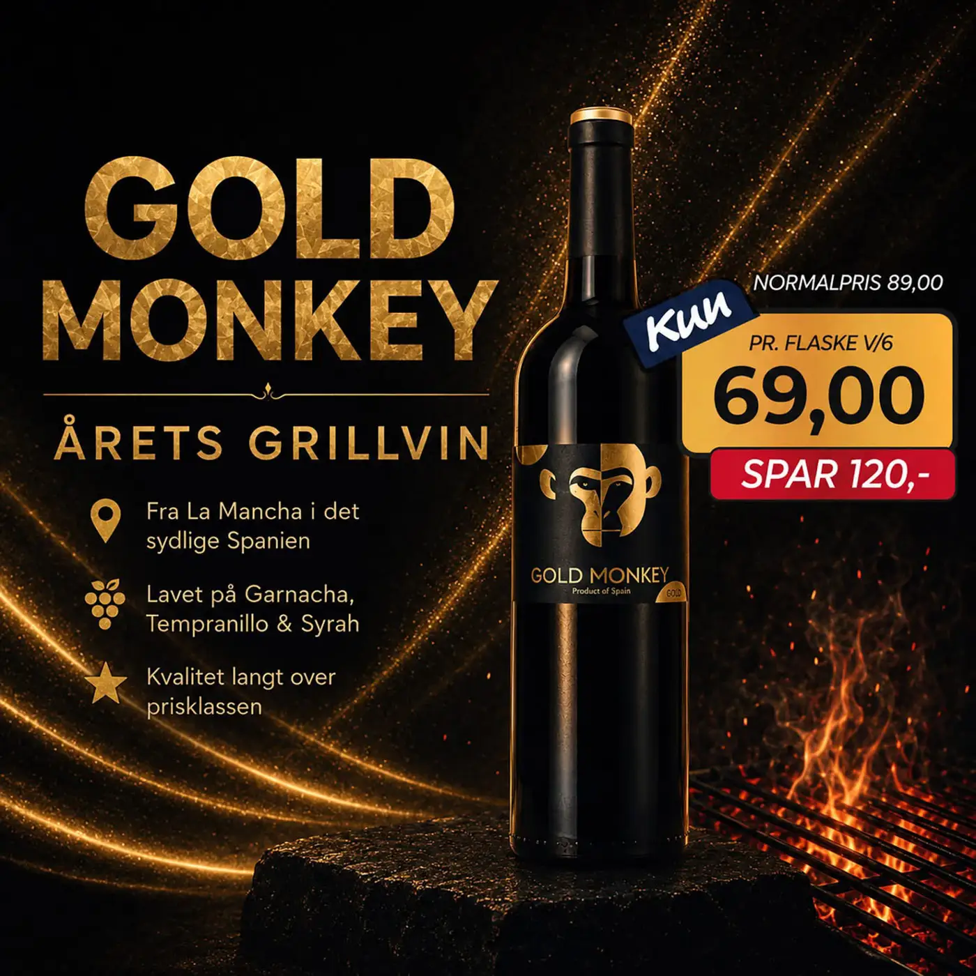 Gold Monkey på tilbud