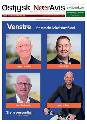 Forside af Østjysk Næravis uge 47 2026