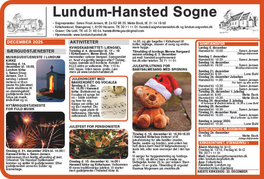 Kirkeside fra Lundum-Hansted sogn