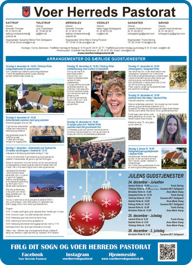 Kirkeside fra Voer Herred pastorat