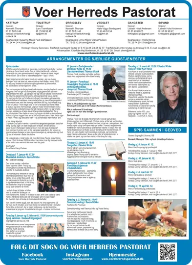 Kirkeside fra Voer Herred pastorat