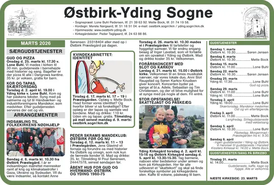 Kirkeside fra Østbirk-Yding sogn